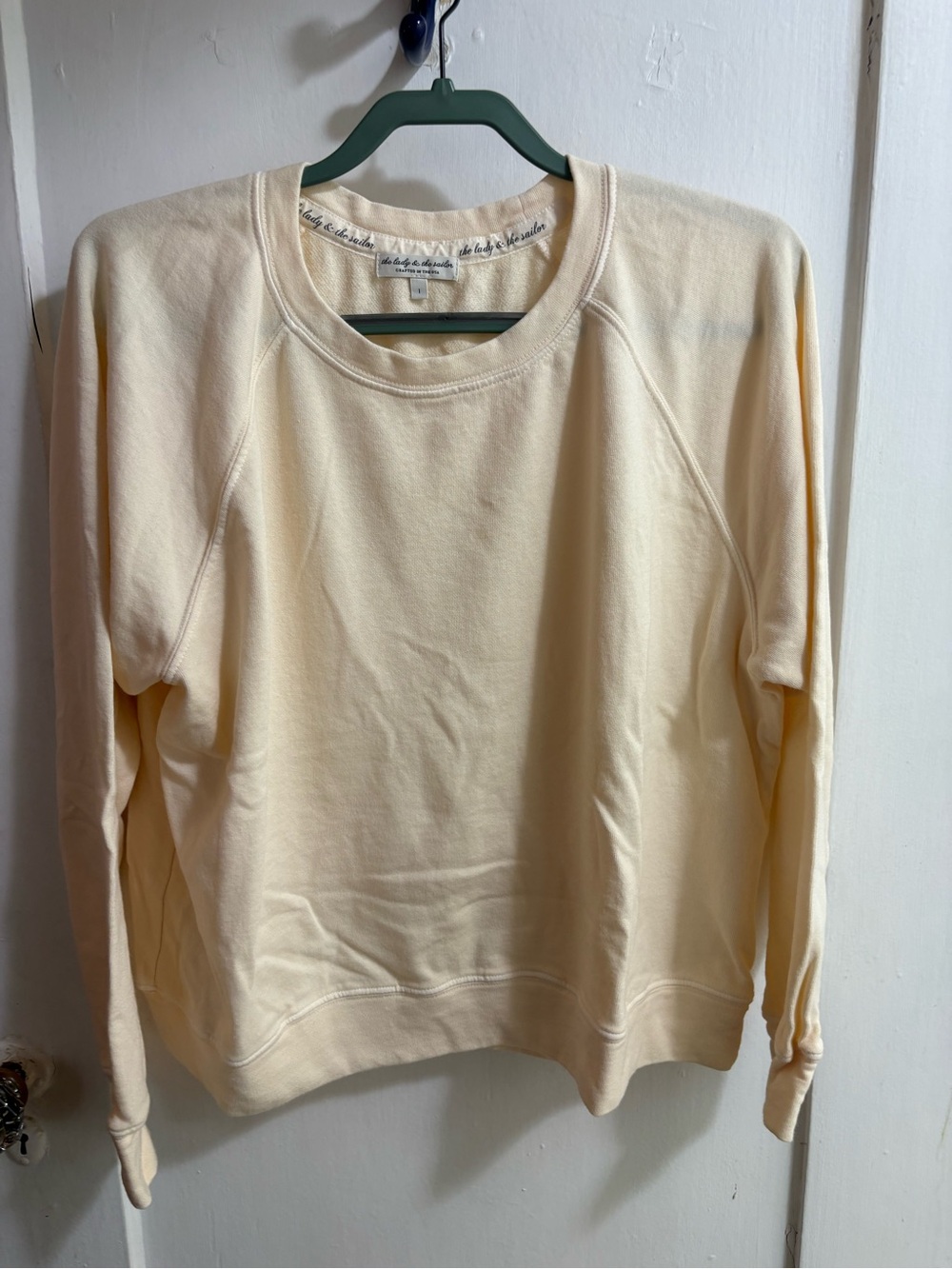 Lady and the Sailor Cream Crewneck Sweatshirt